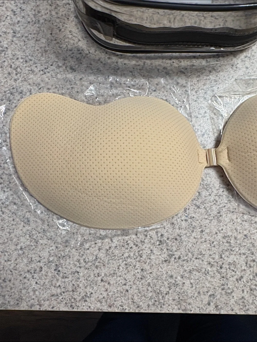 Adhesive Strapless Silicone Bra - Beige